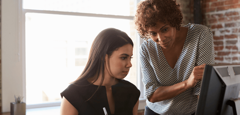 Erfahrung teilen, Potenzial entfalten – Mentoring macht’s möglich. Quelle: Canva Pro.