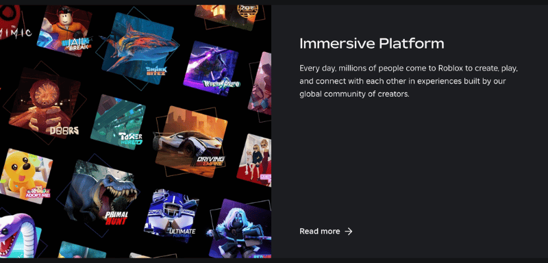 Roblox platform.